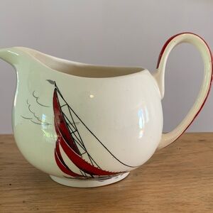 Red Regatta by Palissy Cream Pitcher
